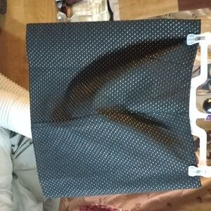 Black and White Polka Dot Skirt